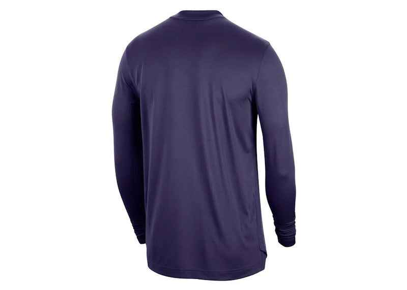 Nike NBA Los Angeles Lakers City Edition Dri-Fit Loose Fit L/S T-shirt Purple