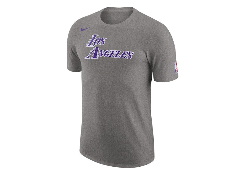 Nike NBA Los Angeles Lakers City Edition T-shirt Grey/Purple