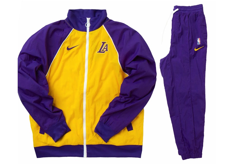 Nike NBA Los Angeles Lakers Courtside Tracksuit Purple