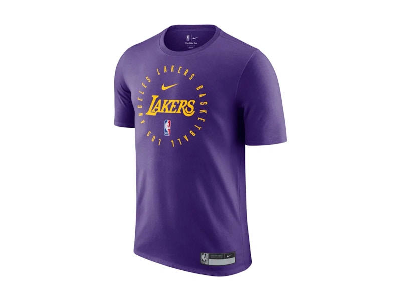 Nike NBA Los Angeles Lakers Dri-Fit T-shirt Purple/Yellow