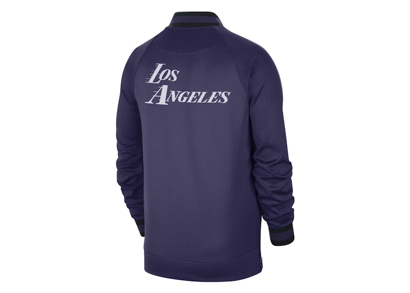 Nike NBA Los Angeles Lakers Showtime City Edition Dri-Fit Jacket Purple