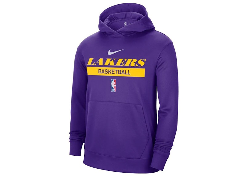 Nike NBA Los Angeles Lakers Spotlight Dri-Fit Hoodie Purple