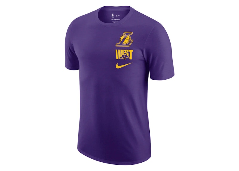 Nike NBA Los Angeles Lakers T-shirt Purple/Yellow