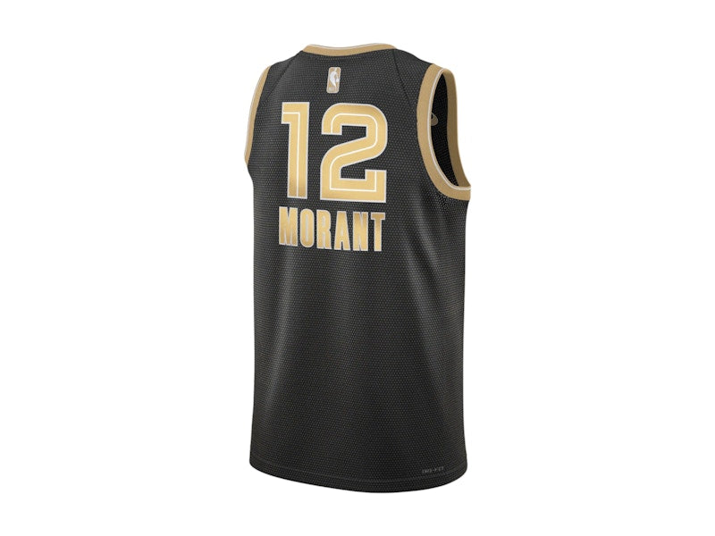 Nike NBA MVP Ja Morant Memphis Grizzlies 2024 Select Series Diri-Fit Swingman Jersey Club Gold/Black
