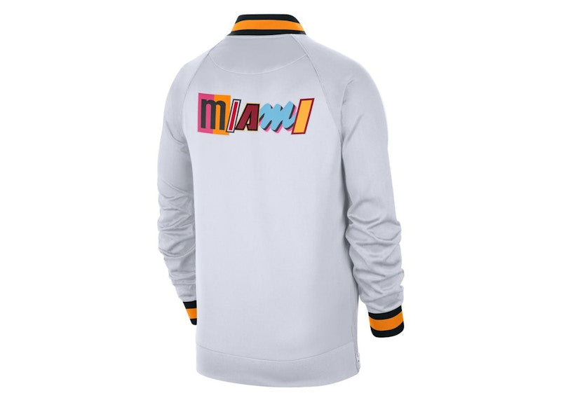 Nike NBA Miami Heat Showtime City Edition Dri-Fit Jacket White