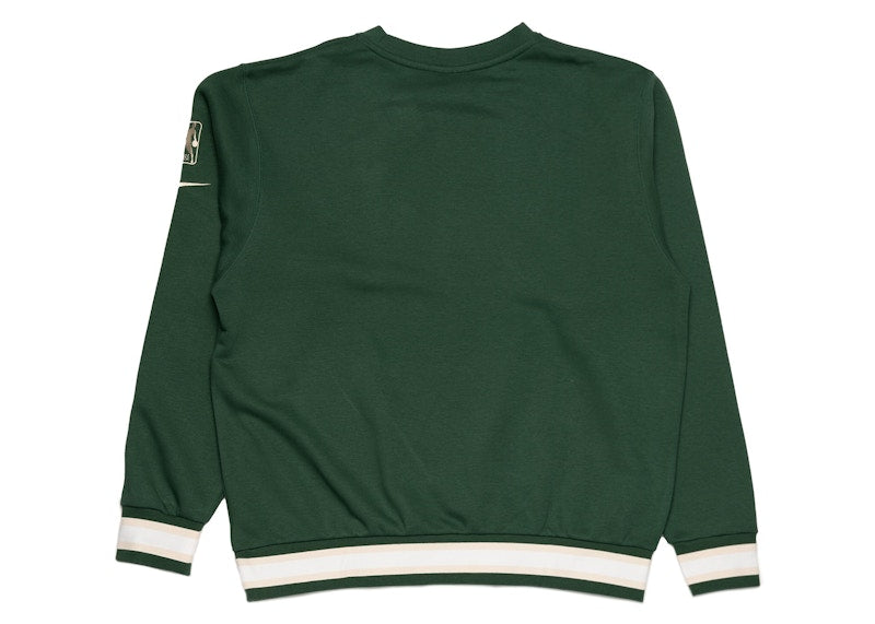 Nike NBA Milwaukee Bucks Courtside Fleece Sweatshirt Green