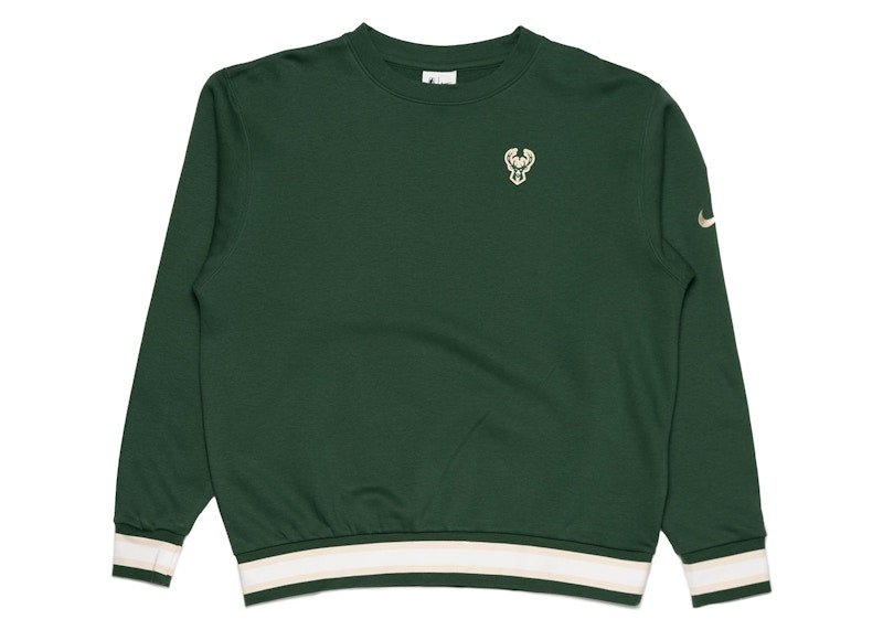 Nike NBA Milwaukee Bucks Courtside Fleece Sweatshirt Green