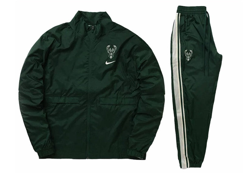 Nike NBA Milwaukee Bucks Courtside Retro Tracksuit Green