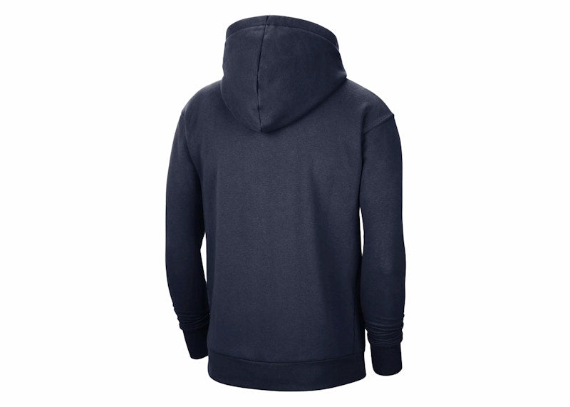 Nike NBA Minnesota Timberwolves Team Logo Fleece Loose Fit Hoodie Dark Blue