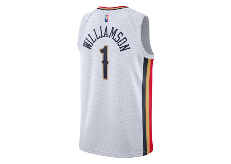 Nike NBA New Orleans Pelicans Zion Williamson Jersey White