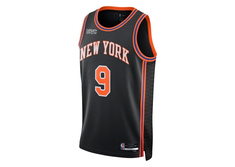 Nike NBA New York Kincks RJ Barrett City Edition Swingman Jersey Black
