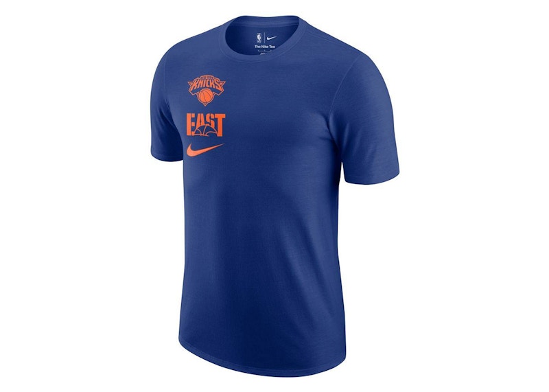 Nike NBA New York Knicks T-shirt Blue/Orange