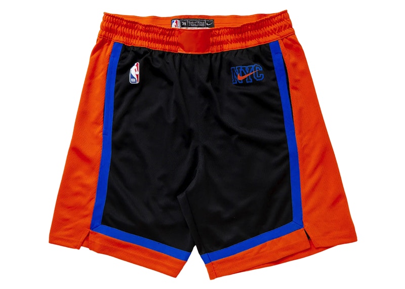 Nike NBA Ney York Knicks City Edition Swingman Shorts Black/Orange