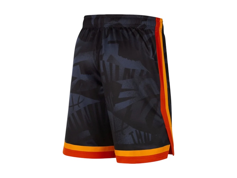 Nike NBA Oklahoma City Thunder City Edition Swingman Shorts Black/Orange