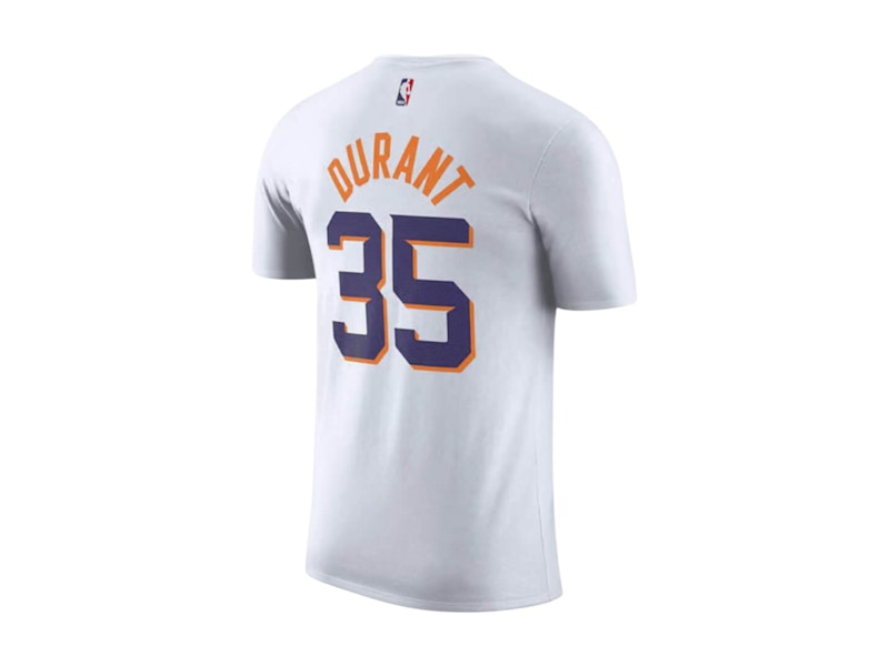 Nike NBA Phoenix Suns Kevin Durant T-shirt White/Purple/Orange