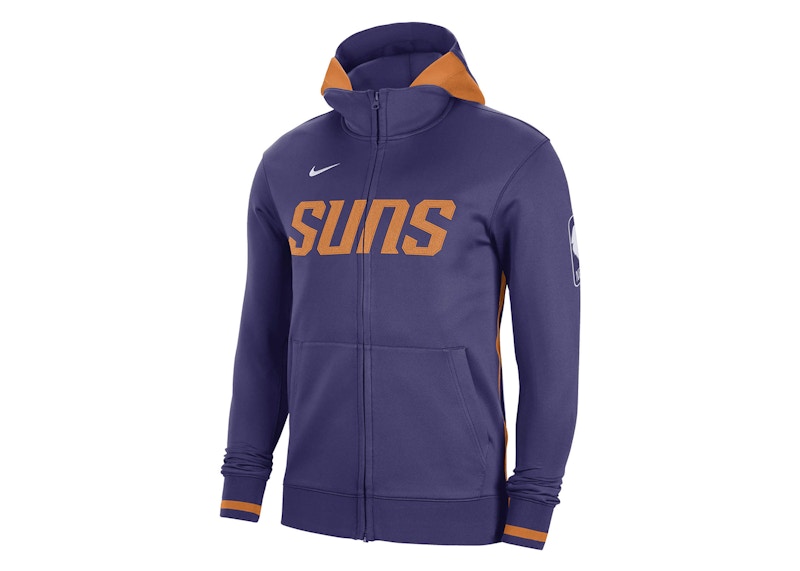 Nike NBA Phoenix Suns Showtime Dri-Fit Full-Zip Hoodie Purple