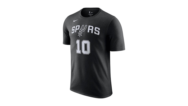 Nike NBA San Antonio Spurs Jeremy Sochan T-shirt Black/White