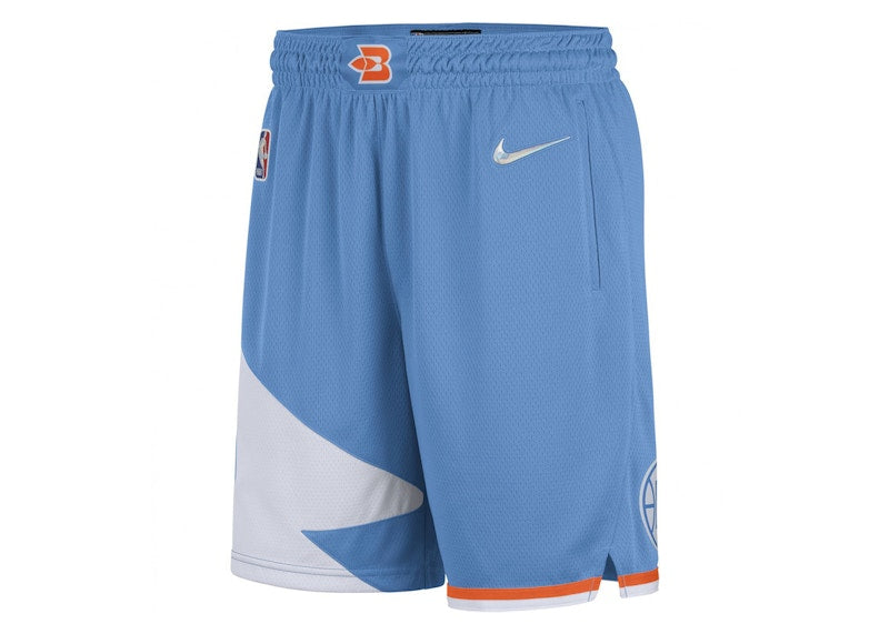 Nike NBA Swingman Los Angeles Clippers City Edition Shorts Light Blue