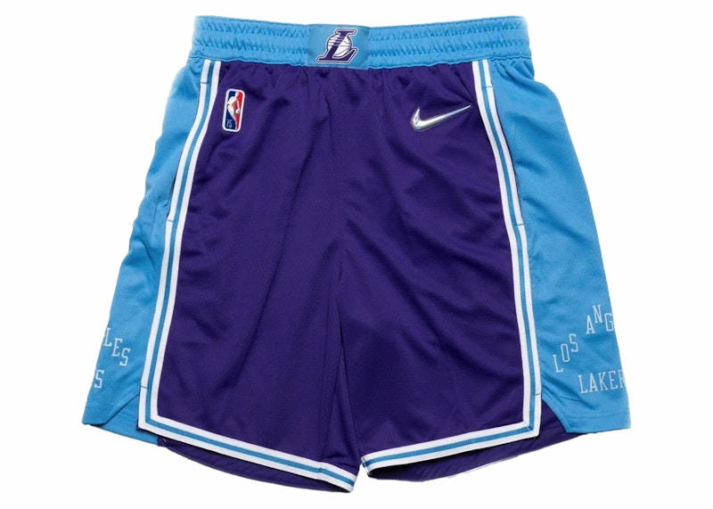 Nike NBA Swingman Los Angeles Lakers City Edition Dri-Fit Shorts Purple