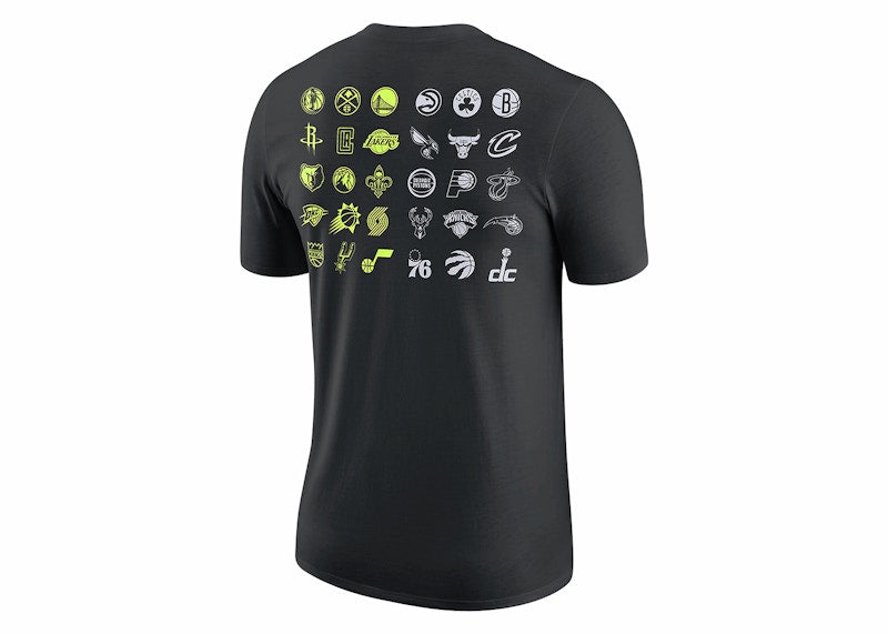 Nike NBA Team 31 Essential T-shirt Black/White/Lime