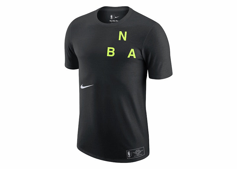 Nike NBA Team 31 Essential T-shirt Black/White/Lime