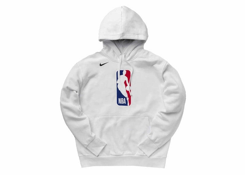 Nike NBA Team 31 Fleece Pullover Loose Fit Hoodie White