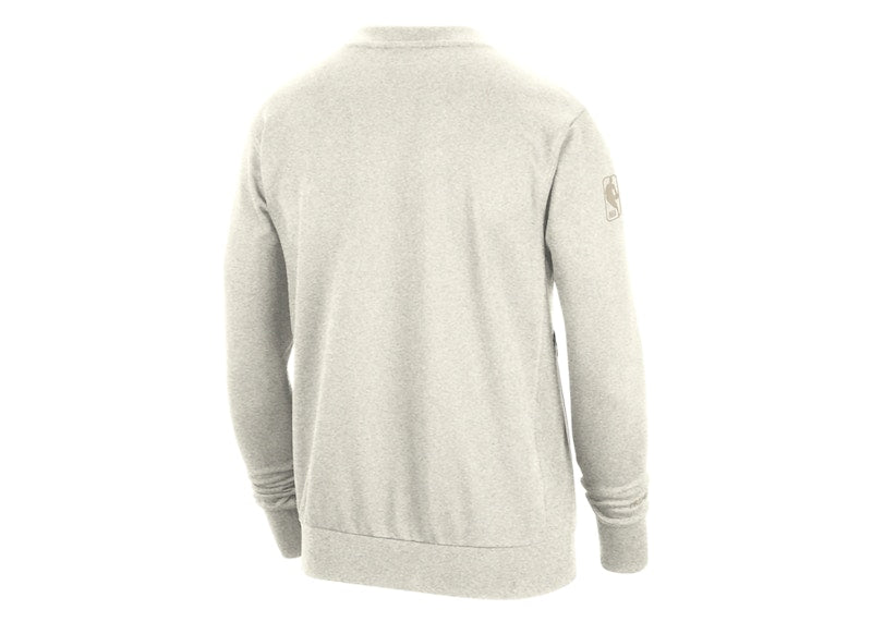 Nike NBA Team 31 Standard Issue Dri-Fit Loose Fit Sweatshirt Phantom Heather/Rattan