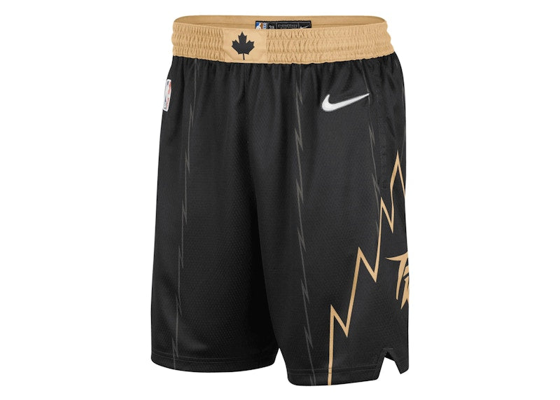 Nike NBA Toronto Raptors Swingman City Edition Dri-Fit Shorts Black