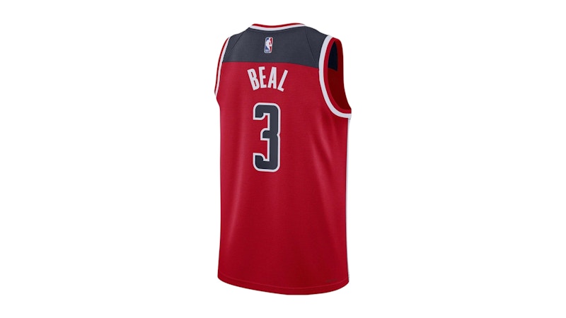 Nike NBA Washington Wizards Bradley Beal 3 Swingman Jersey Red/White