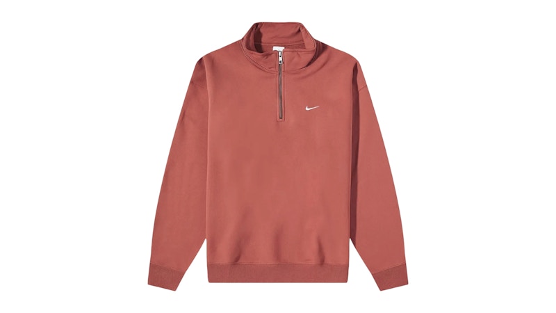 Nike NRG Quarter-Zip Top Canyon Rust/White