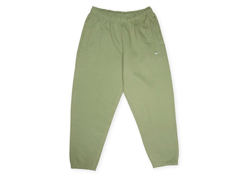 Nike NRG Solo Swoosh Fleece Pants Oil Green/White