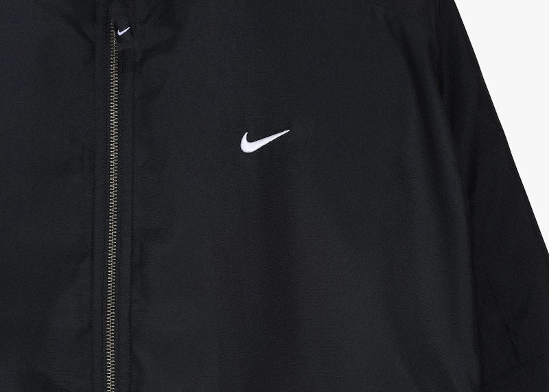 Nike NRG Solo Swoosh Satin Bomber Jacket Black/White