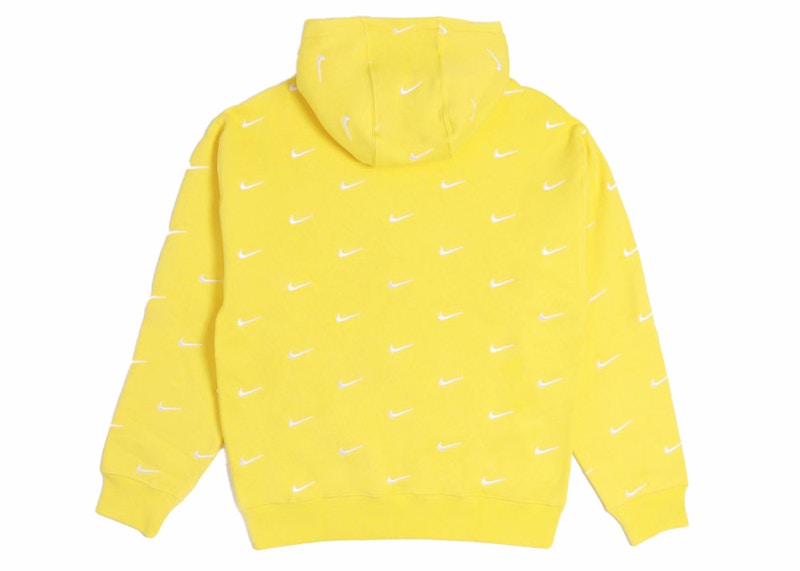 Nike NRG Swoosh Logo Hoodie Chrome Yellow