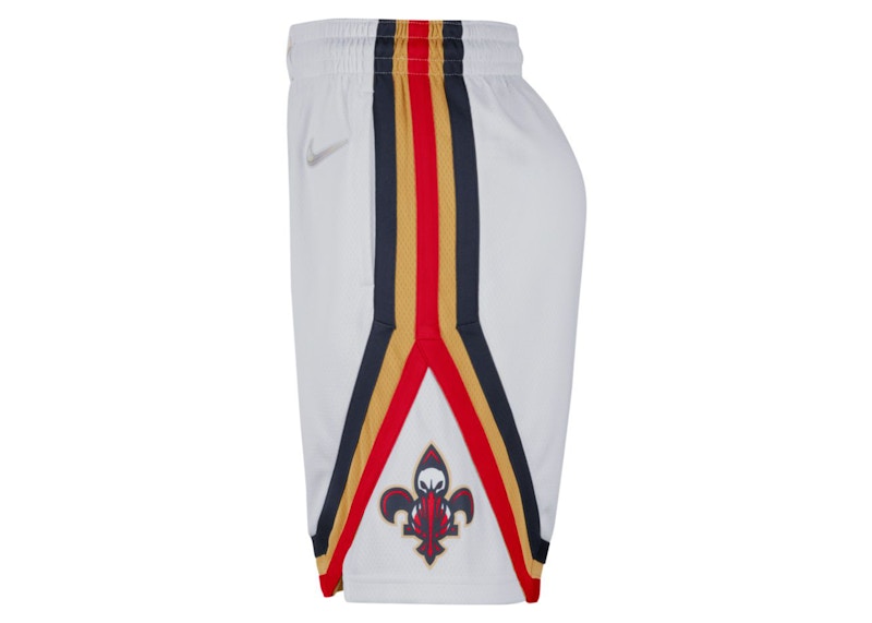 Nike New Orleans City Edition Pelicans Shorts White
