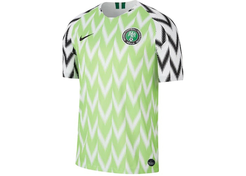 Nike Nigeria 2018/2019 Stadium Home Jersey White/Black