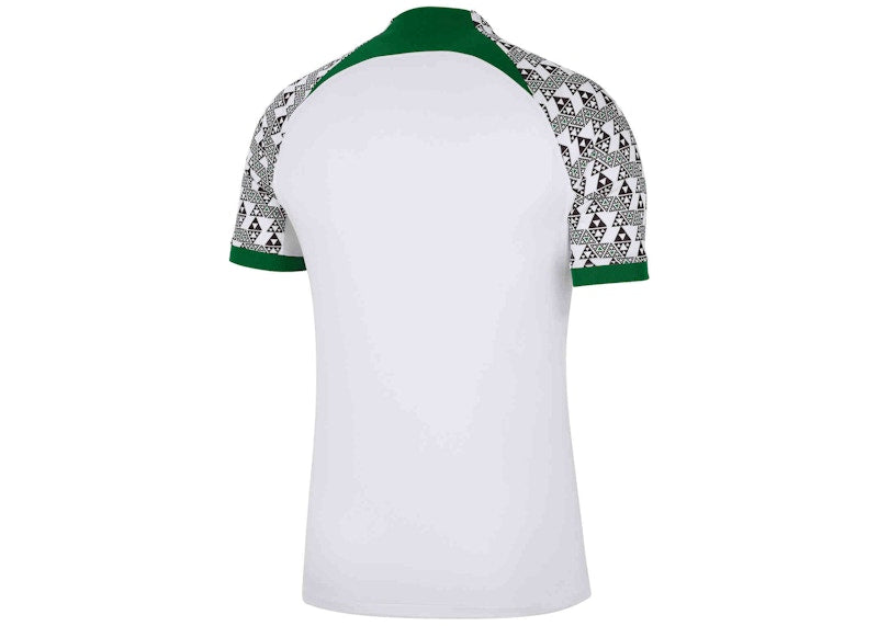 Nike Nigeria 2022/23 Stadium Away Jersey White/Pine Green/Black