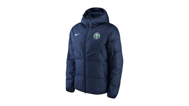 Nike Nigeria National Team Strike Hoodie Full-Zip Jacket Navy