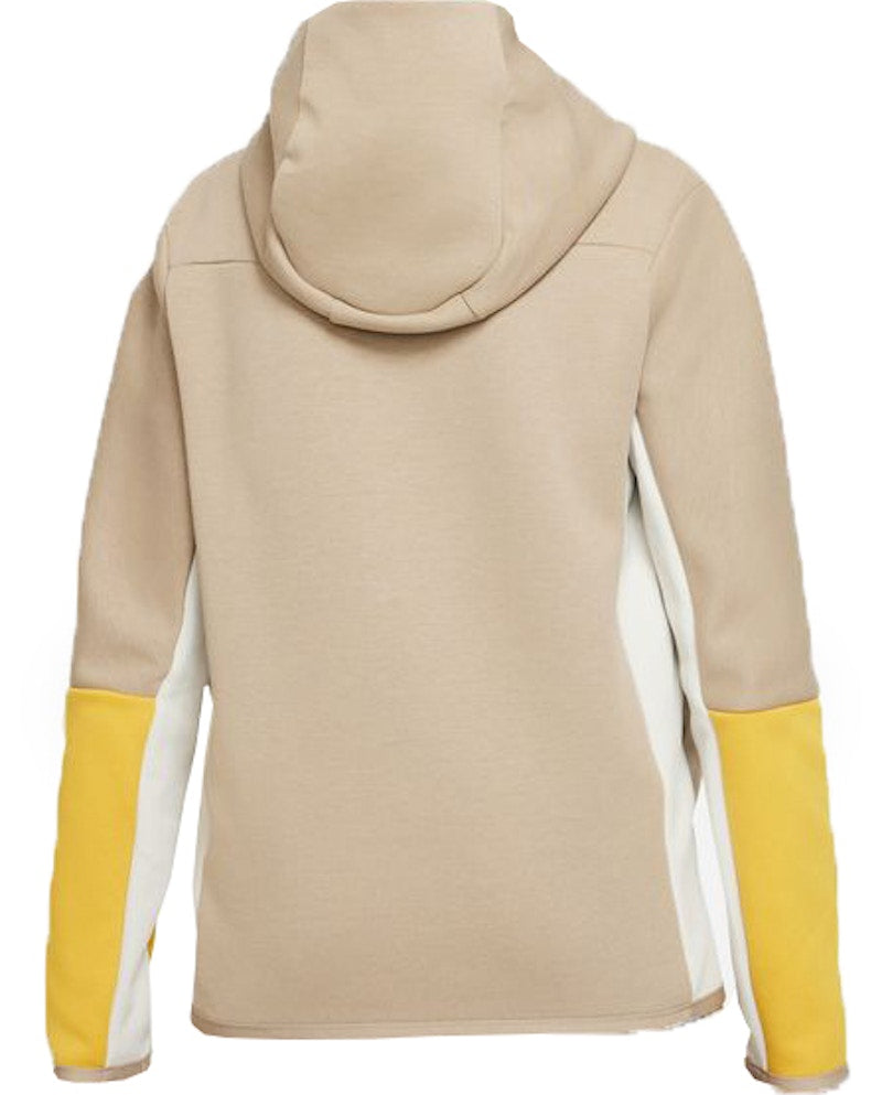 Nike Kids' Sportswear Tech Fleece Hoodie Khaki/Light Bone/Yellow