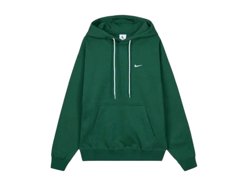 Nike Nikelab Solo Swoosh Fleece Hoodie Pullover Green/White