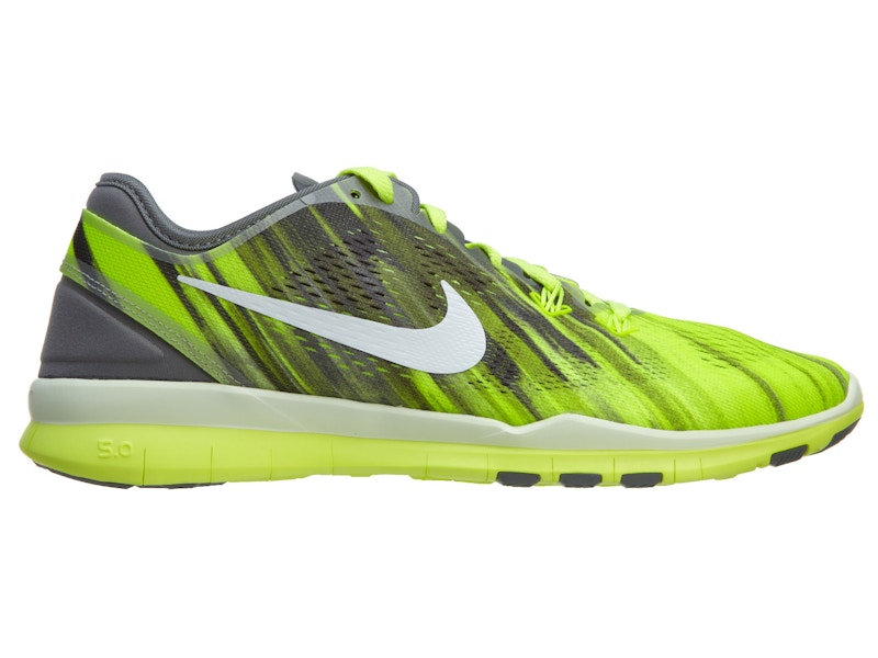 Nike Nke Free 5.0 Tr Fit 5 Prt Cool Grey White-Volt-White (Women's)