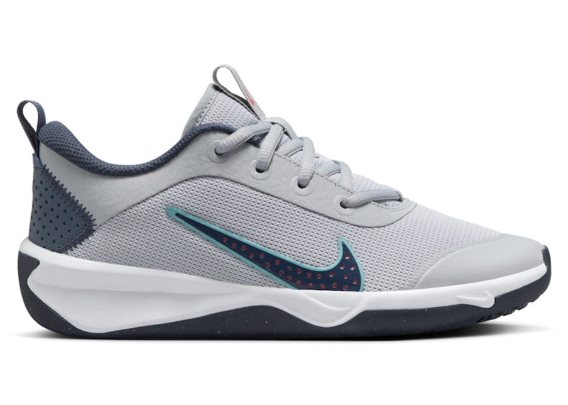 Nike Omni Multi-Court Wolf Grey Bright Crimson Dusty Cactus Thunder Blue (GS)