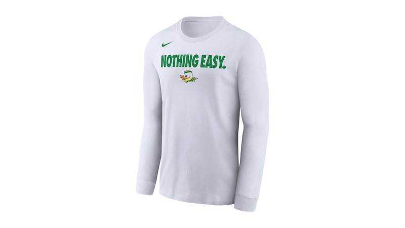 Nike Oregon College Long-Sleeve T-Shirt White