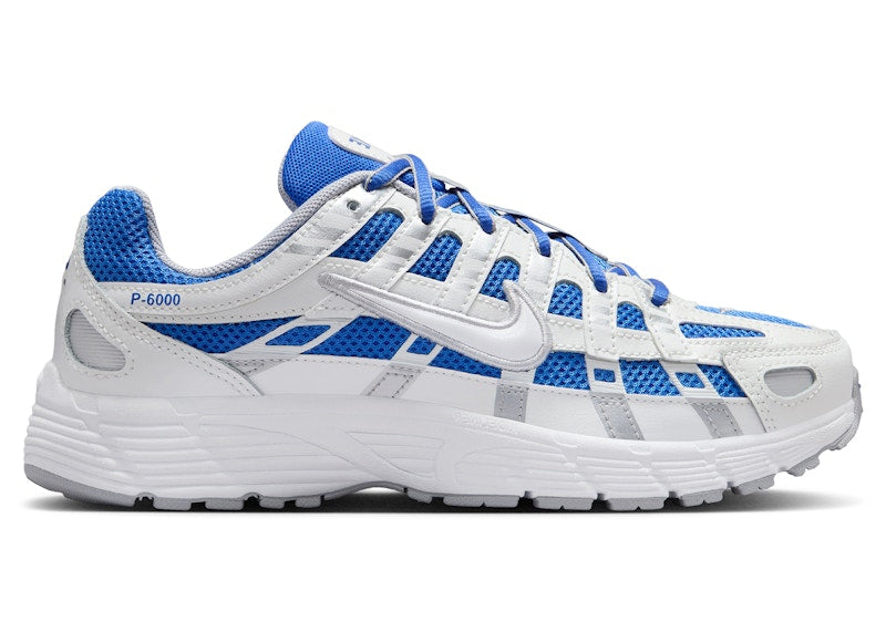 Nike P-6000 Hyper Royal Summit White Metallic Silver White (GS)