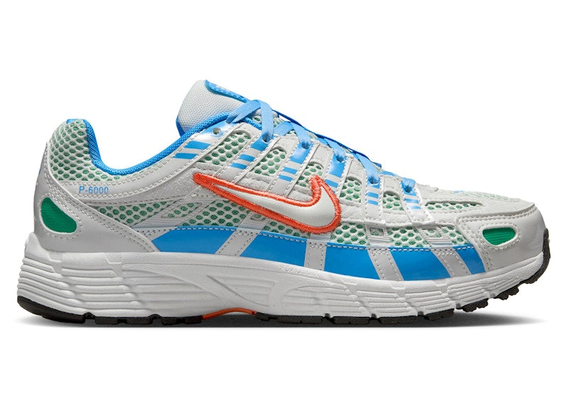 Nike P-6000 Summit White University Blue Stadium Green Magic Ember (GS)