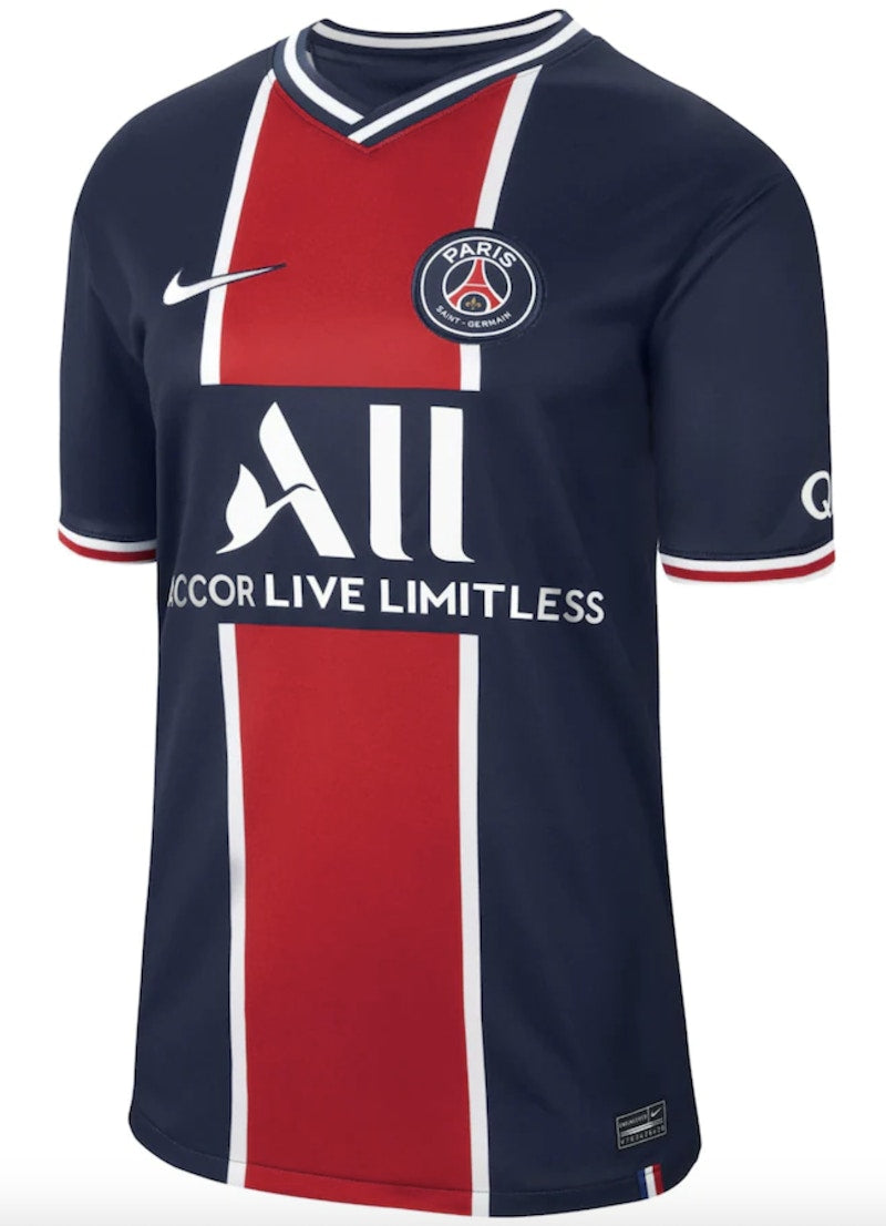 Nike Paris Saint-Germain Home Stadium Shirt 2020-21 with Neymar Jr 10 printing Jersey Blue