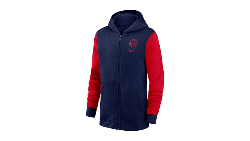 Nike Paris Saint-Germain Kids Club Full-Zip Hoodie Navy