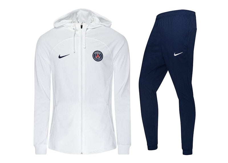 Nike Paris Saint-Germain Strike Dri-Fit Tracksuit White/Midnight Navy