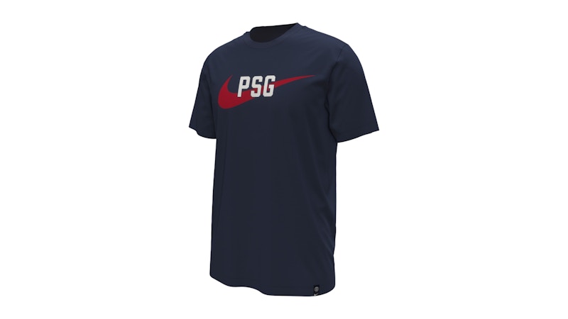 Nike Paris Saint-Germain Swoosh T-shirt Navy