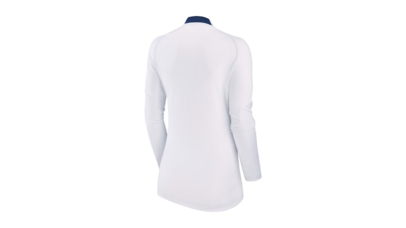 Nike Paris Saint-Germain Women's Strike Drill Raglan Performance Quarter-Zip Top White
