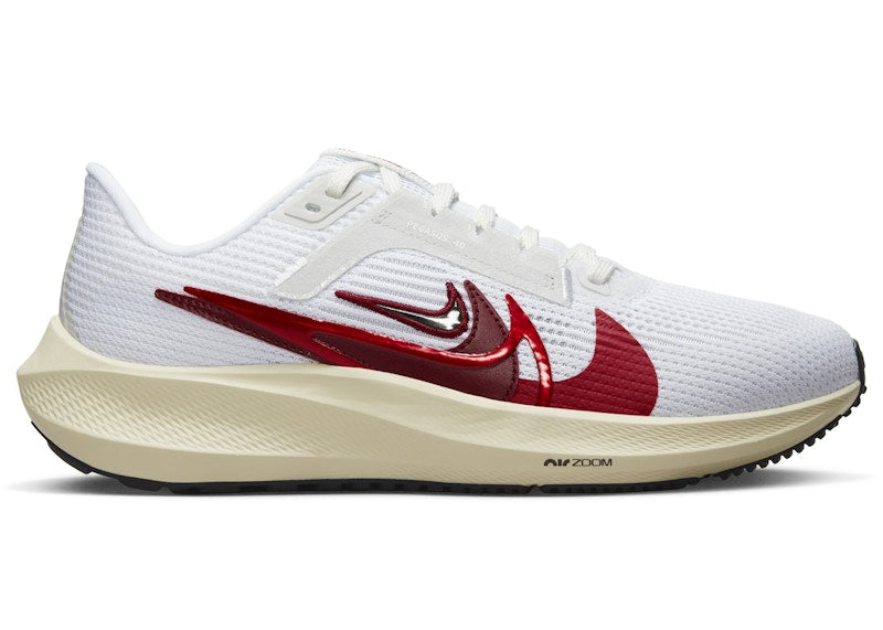 Nike Pegasus 40 Premum White Team Red (Women's)